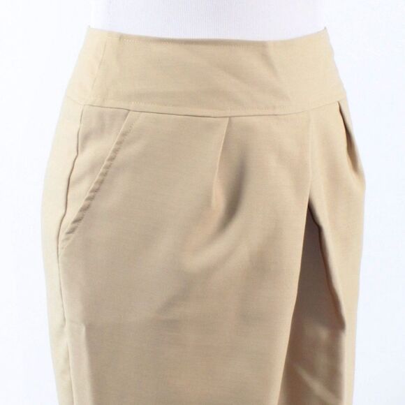 Bastet khaki wool pleated skirt IT38 - Picture 4 of 8